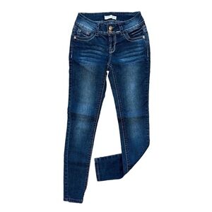 NO BOUNDARIES 🌿 Low-Rise Skinny Jeans Dark Tint | Sz 3 👖✨